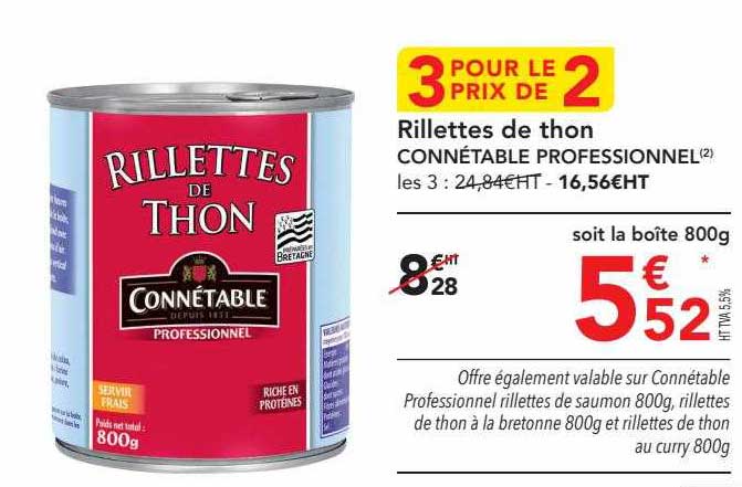 Rillettes De Thon Connétable Professionnel