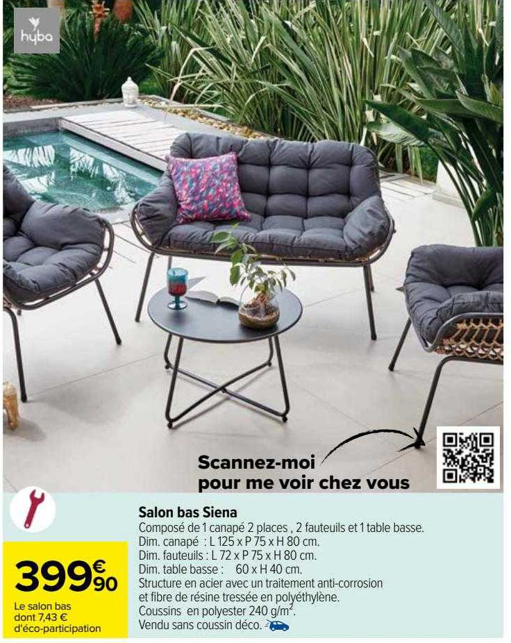 Salon Bas Siena Hyba