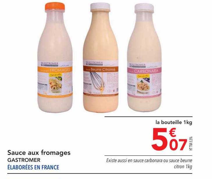 Sauce Aux Fromages Gastromer