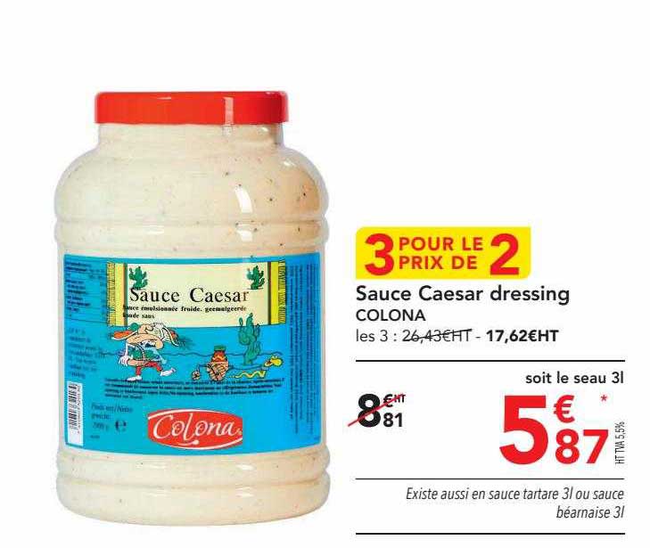 Sauce Caesar Dressing Colona