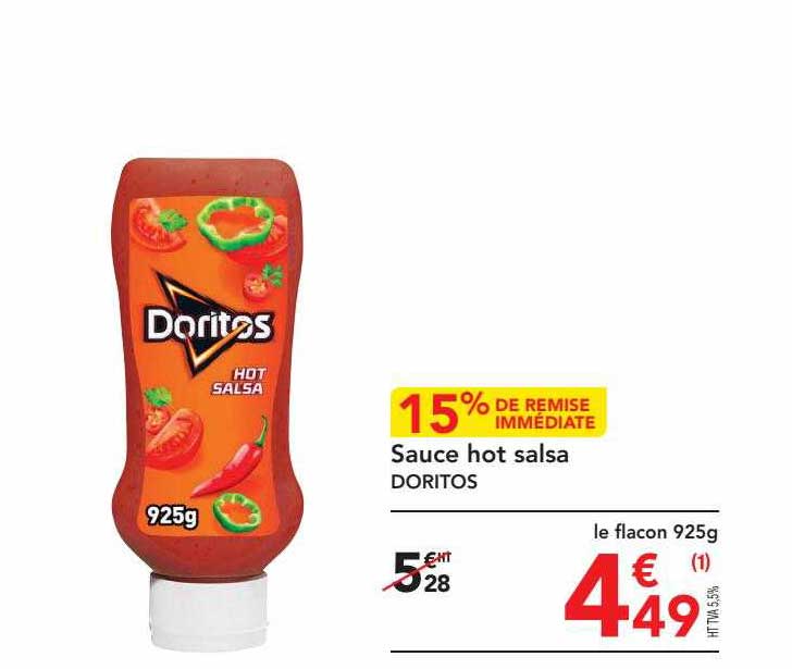 sauce hot salsa doritos