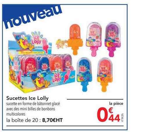 sucettes ice lolly