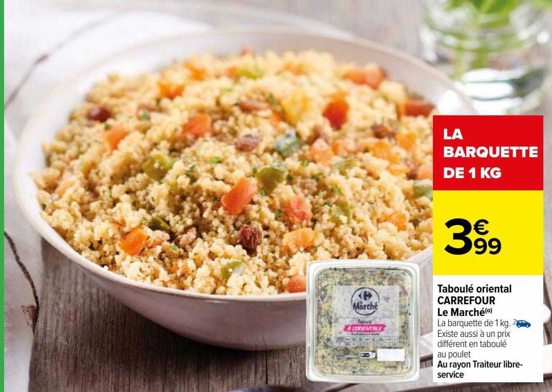 Taboulé Oriental Carrefour Le Marché