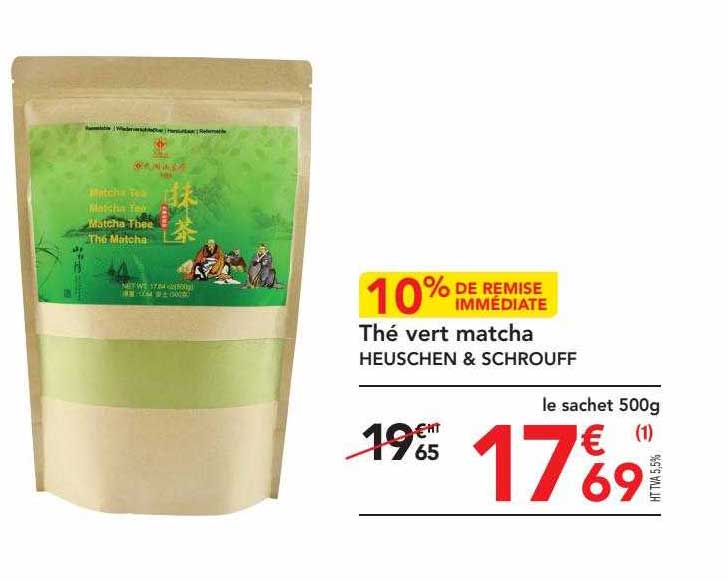thé vert matcha heuschen & schrouff