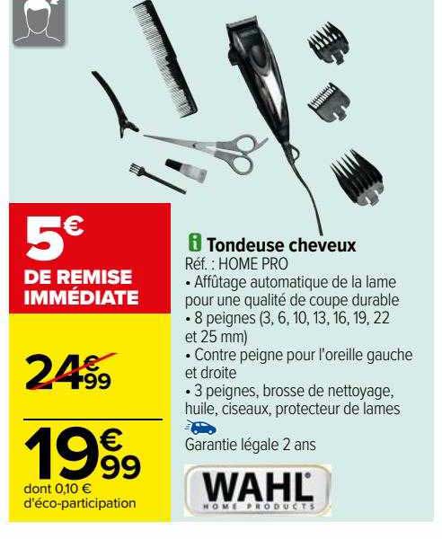 Tondeuse Cheveux Wahl