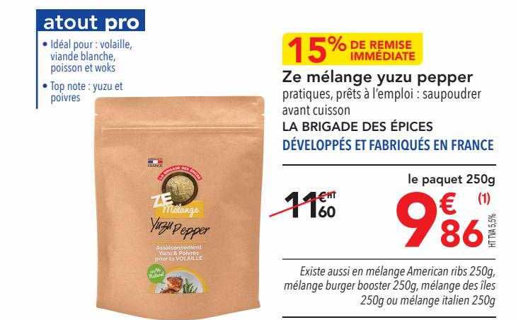 ze mélange yuzu pepper la brigade des épices