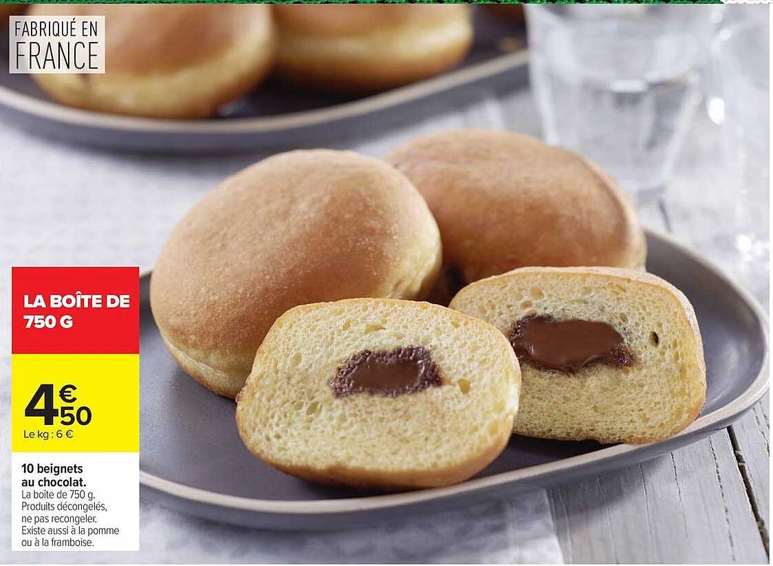 10 beignets au chocolat