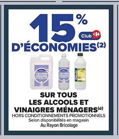 15% D'ECONOMIES