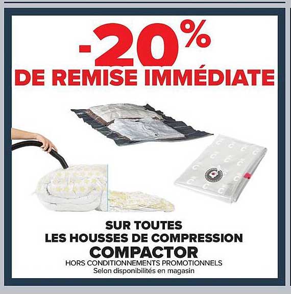 20% DE REMISE IMMÉDIATE