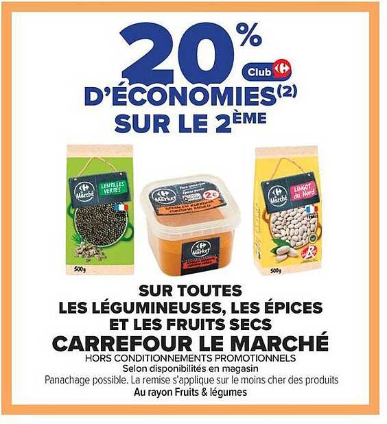 20% D'ÉCONOMIES SUR LE 2ÈME