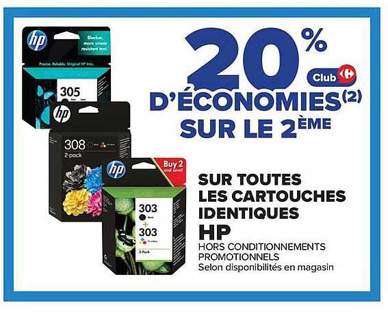 20% D'ÉCONOMIES SUR LE 2ÈME
