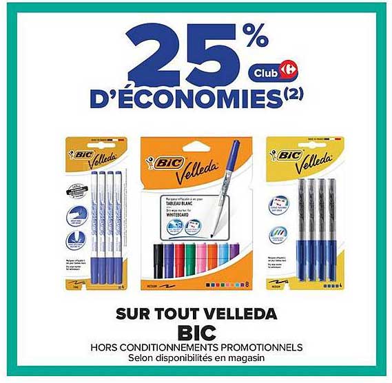 25% D'ÉCONOMIES