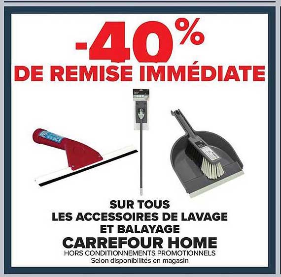 40% DE REMISE IMMÉDIATE