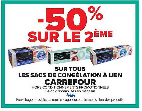 50% SUR LE 2ÈME