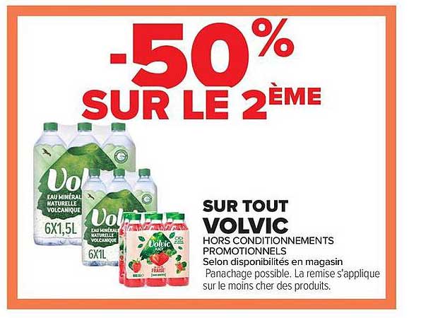 50% SUR LE 2ÈME