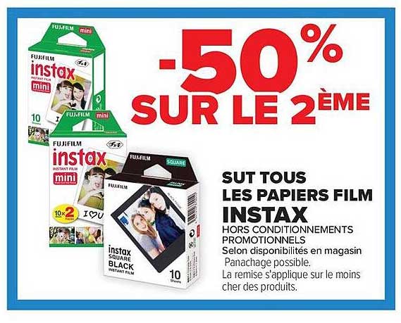 50% SUR LE 2ÈME