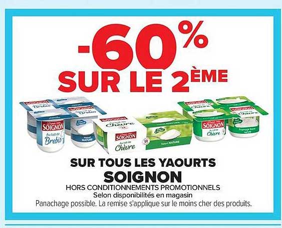 60% SUR LE 2ÈME