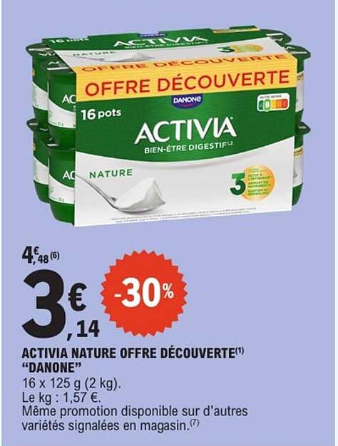 ACTIVIA NATURE OFFRE DÉCOUVERTE