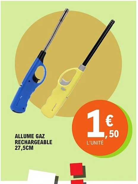 ALLUME GAZ RECHARGEABLE
