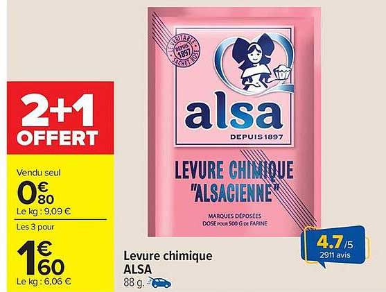 alsa Levure chimique "ALSACIENNE