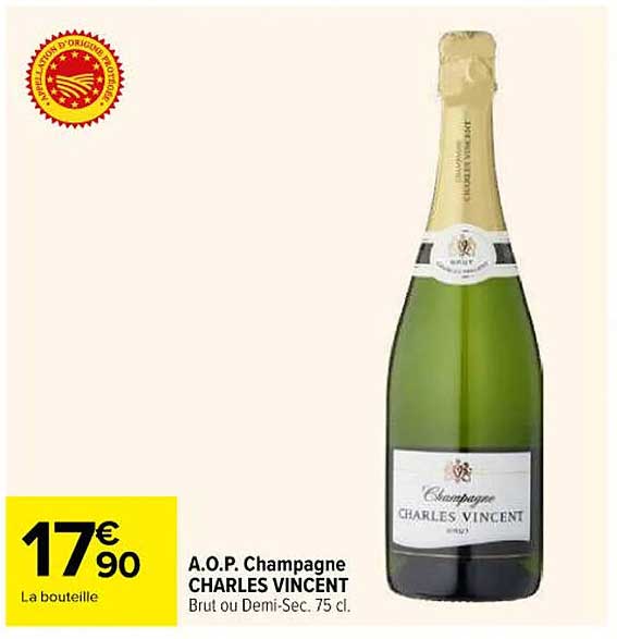 A.O.P. Champagne CHARLES VINCENT