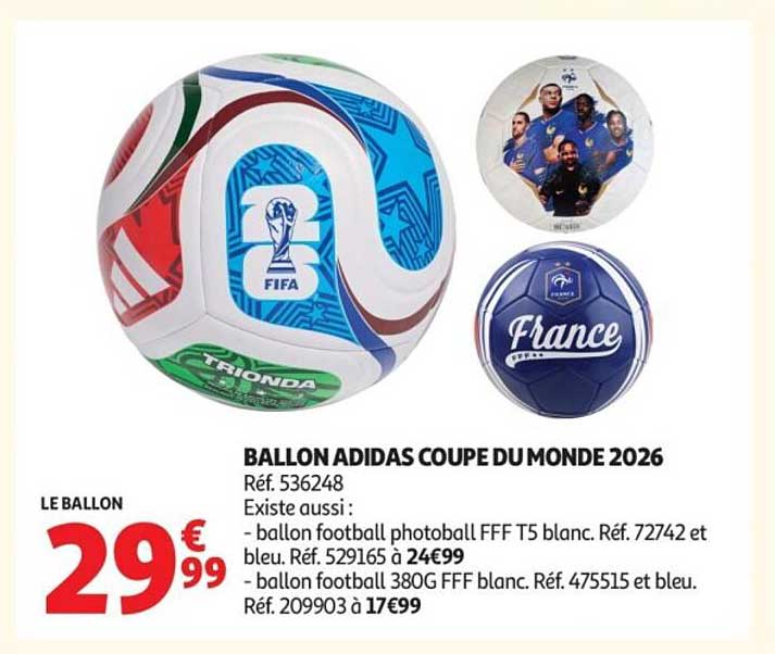 BALLON ADIDAS COUPE DU MONDE 2026