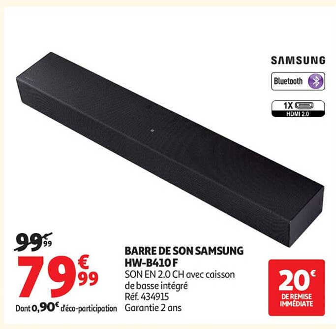 BARRE DE SON SAMSUNG HW-B410F
