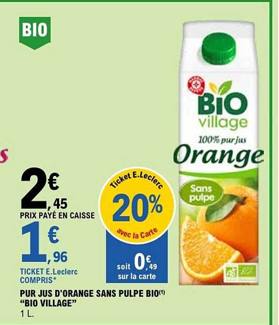 BIO VILLAGE Orange