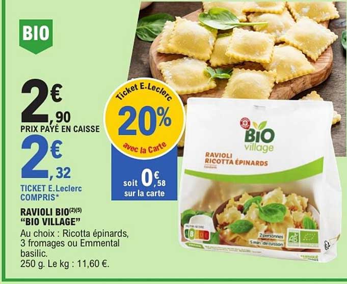 Bio Village Ravioli BIO