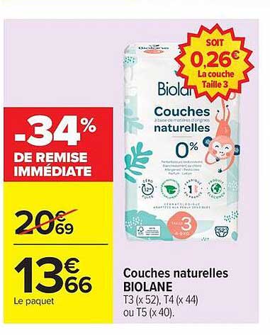 Biolane Couches naturelles