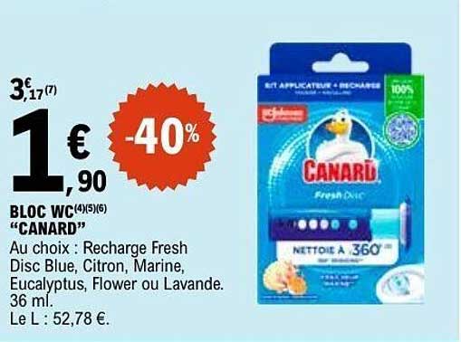 Bloc WC "Canard