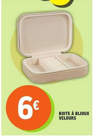 BOITE À BIJOUX VELOURS