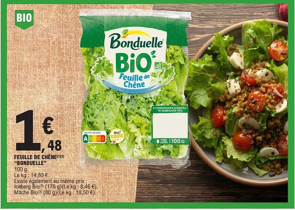 Bonduelle BIO Feuille de Chêne