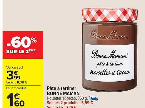 Bonne Maman pâte à tartiner