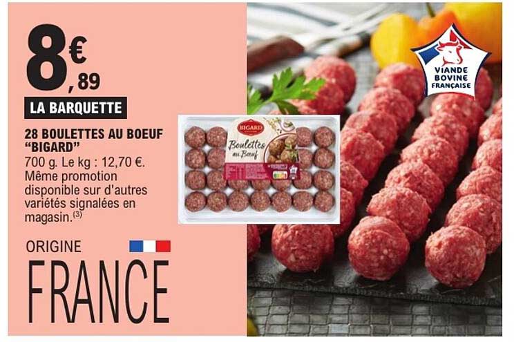 Boulettes au Bœuf BIGARD