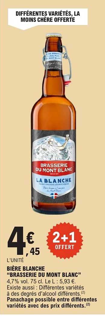 Brasserie du Mont Blanc LA BLANCHE