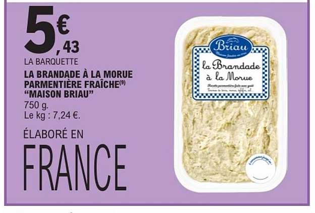 Briau La Brandade à la Morue