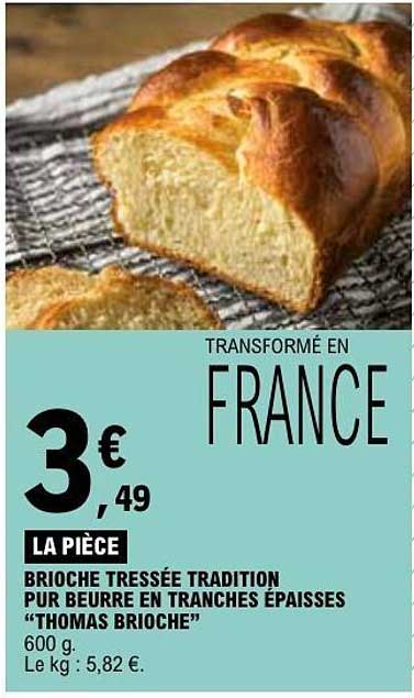 BRIOCHE TRESSÉE TRADITION