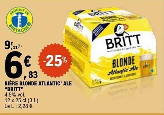 BRITT BLONDE Atlantic Ale