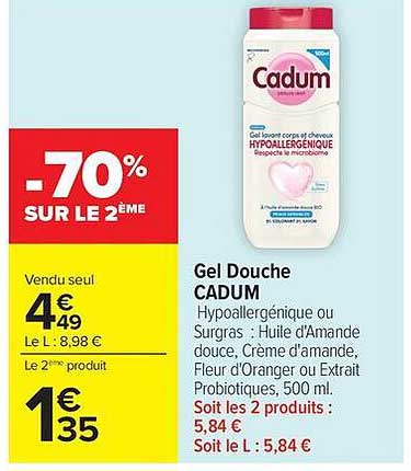 Cadum Gel Douche