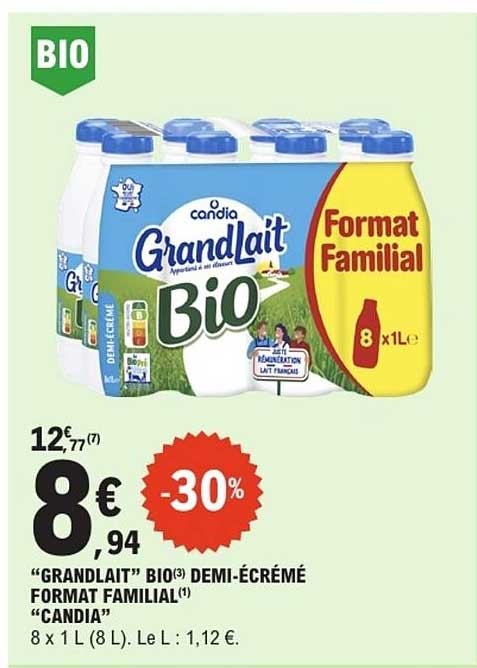 Candia Grandlait Bio