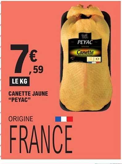 Canette jaune "PEYAC