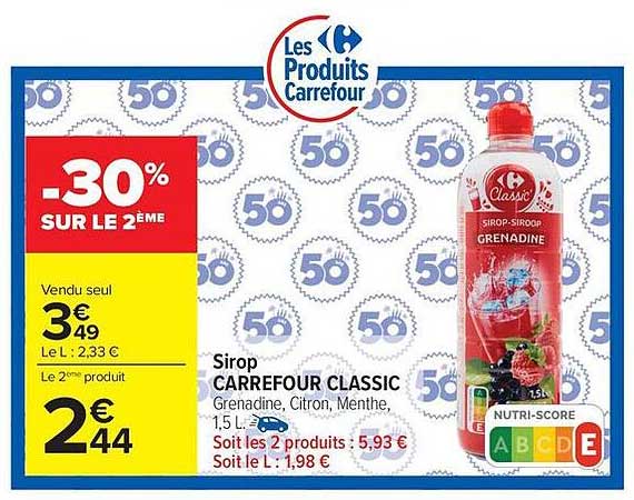 Carrefour Classic Sirop