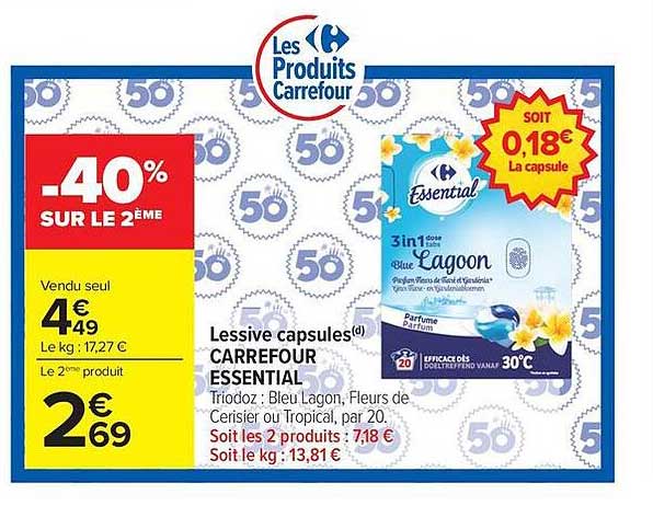 Carrefour Essential Blue Lagoon