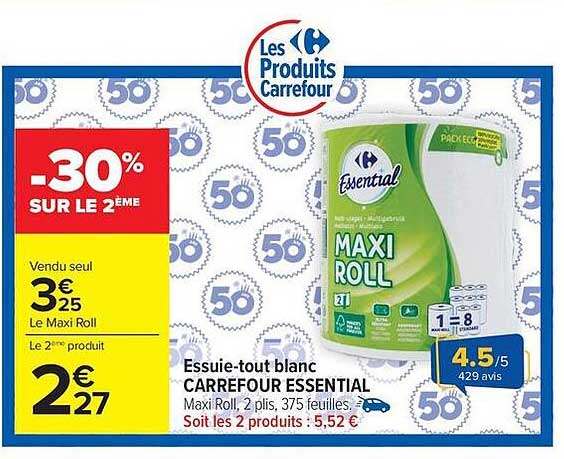 Carrefour Essential Maxi Roll
