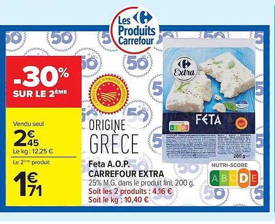 Carrefour Extra Feta A.O.P