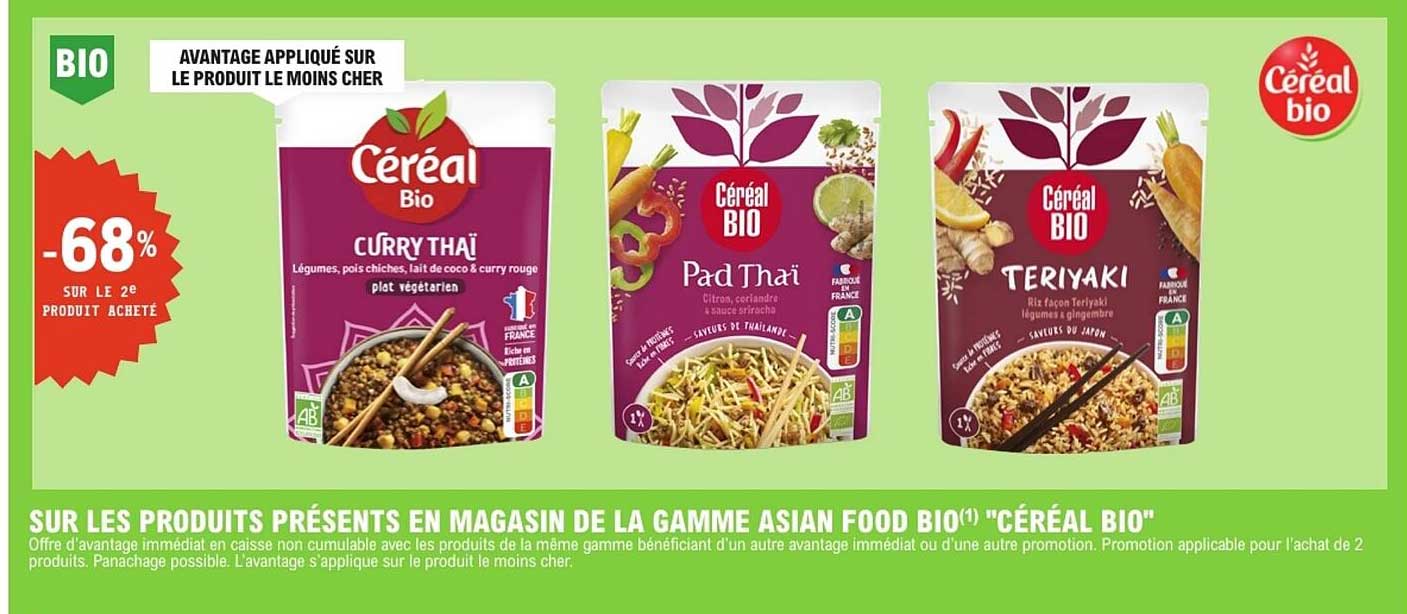 Céréal Bio C URRY THAÏ