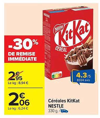 Céréales KitKat Nestlé
