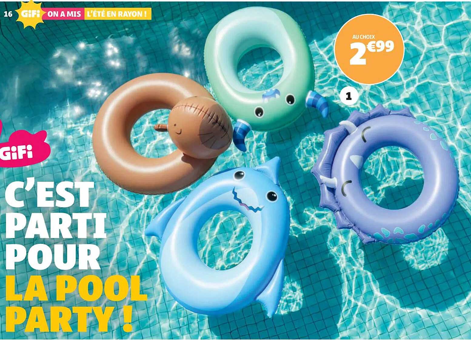 C’EST PARTI POUR LA POOL PARTY !
