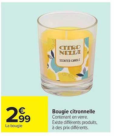 CITRONELLA Scented Candle